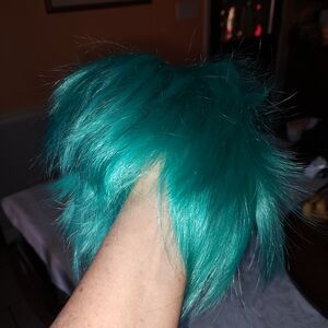 Teal Blue Green Short Anime Wig NWT